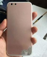Alleged rose gold iPhone 7 rear case leaks showing single camera, new antenna lines