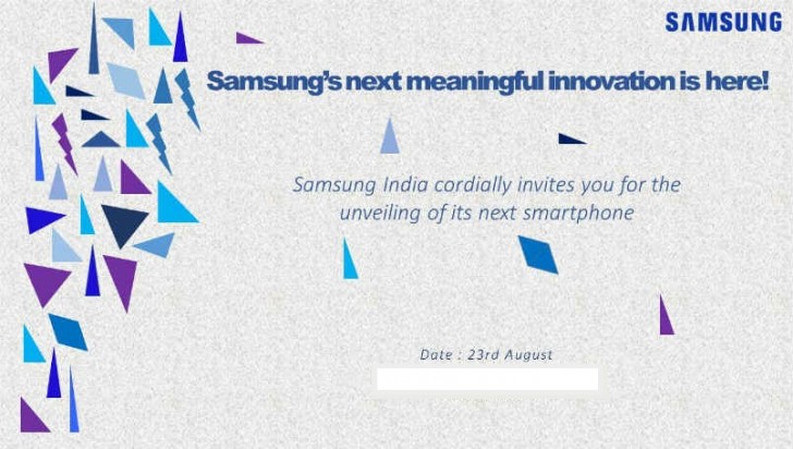 Samsung sends out invites for August 23 event in India; Tizen-powered Z2 expected