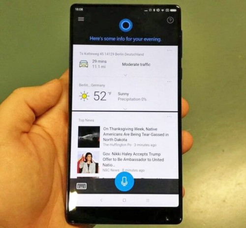 Xiaomi Mi Mix comes with Cortana pre-installed