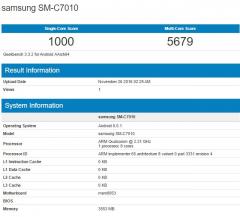 Samsung Galaxy C7 Pro now appears on Geekbench