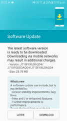 Samsung Galaxy J7 (2016) getting April security update