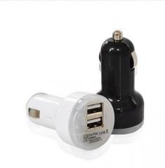 Dual USB Car Charger for iPhone Mobile